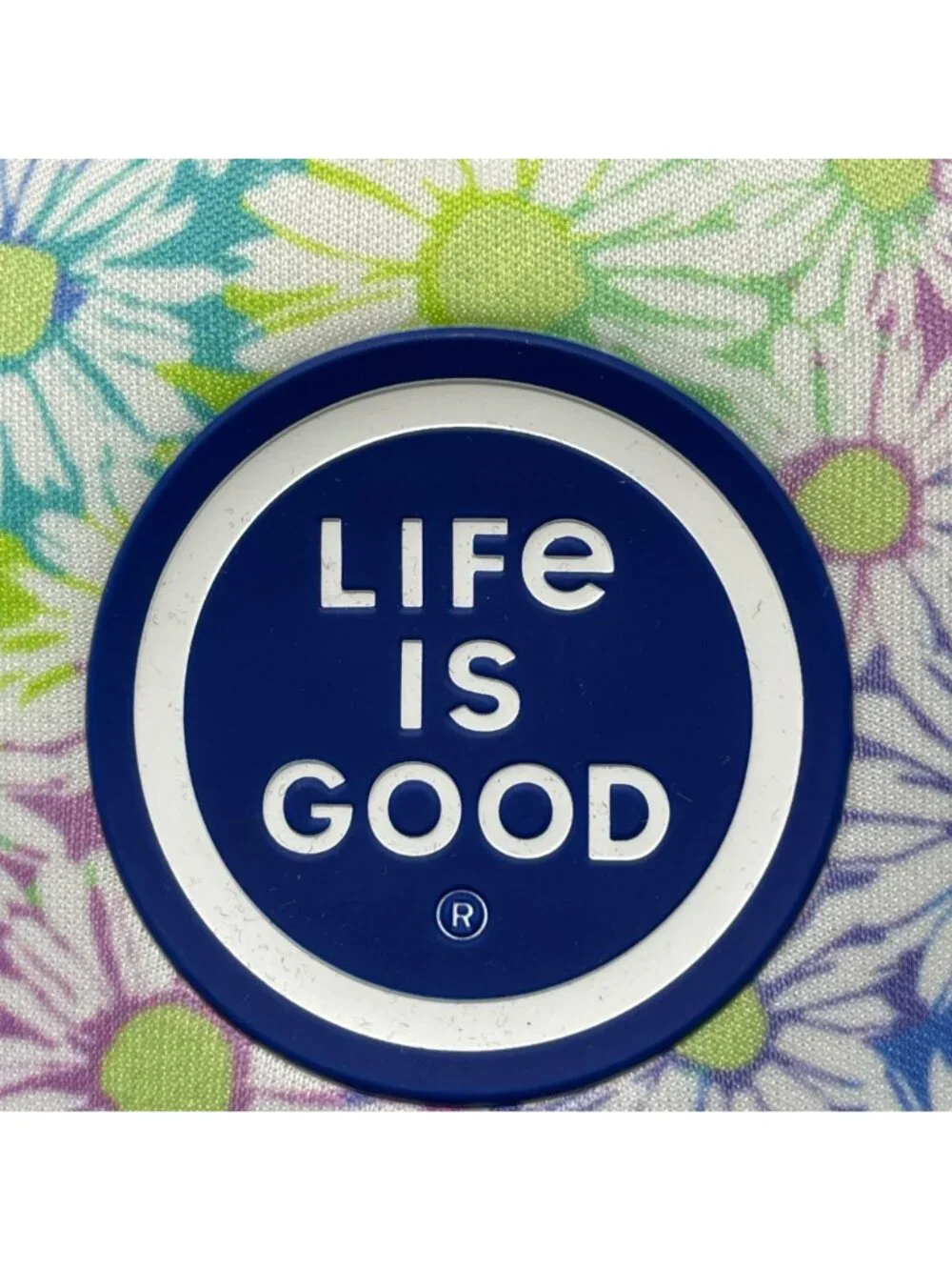 Life Is Good Kids Large XL Tie Dye Daisy New Kids Trucker Hat Mesh Snapback NWT